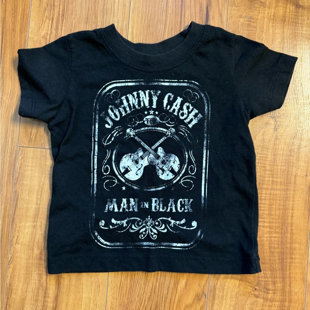 Ash Kids Black Johnny Cash T-Shirt